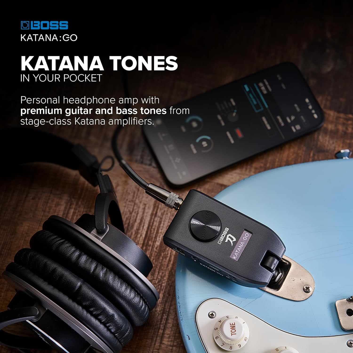 Amplifier Guitar Headphone Boss Katana: GO Mini - Việt Music