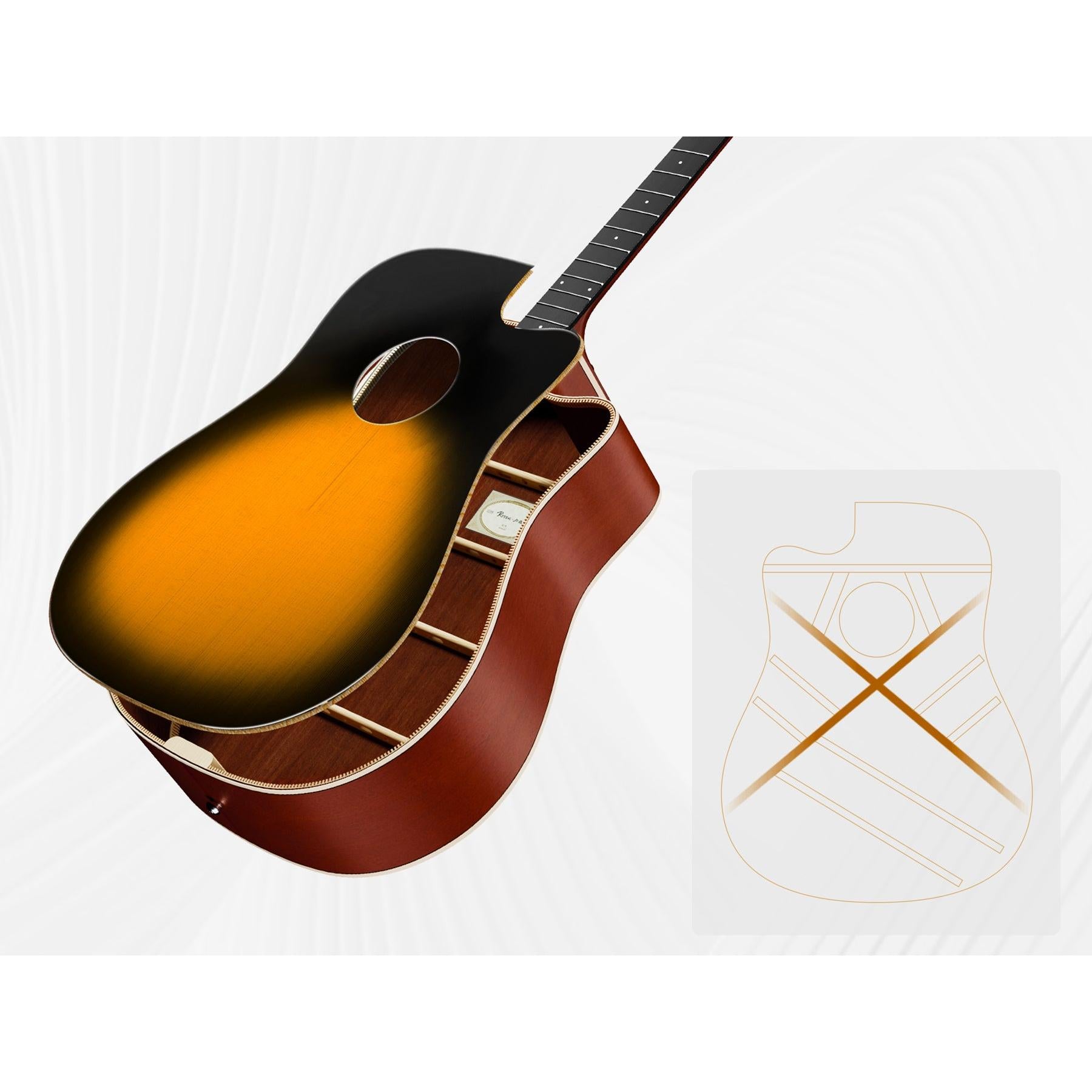Đàn Guitar Acoustic Rosen G11D (2025) - Việt Music