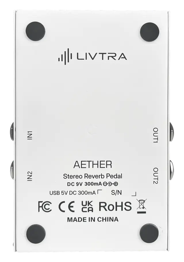 Pedal Guitar Livtra Aether - Stereo Reverb Pedal - Việt Music