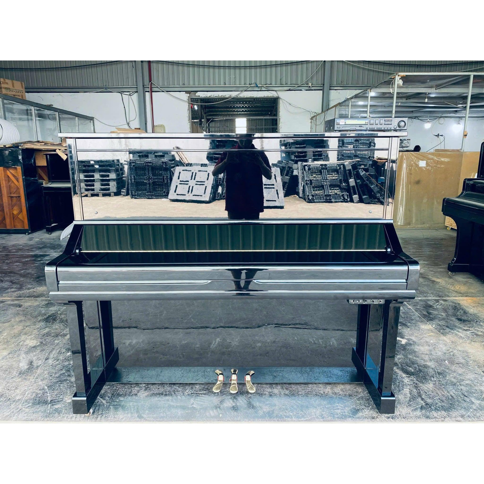 Đàn Piano Cơ Upright Yamaha YU3SXG Silent Auto Play - Qua Sử Dụng - Việt Music