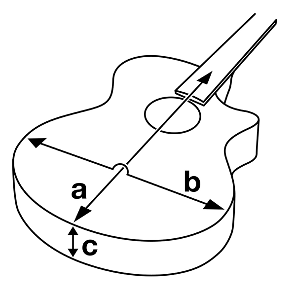 Kích thước của thân đàn