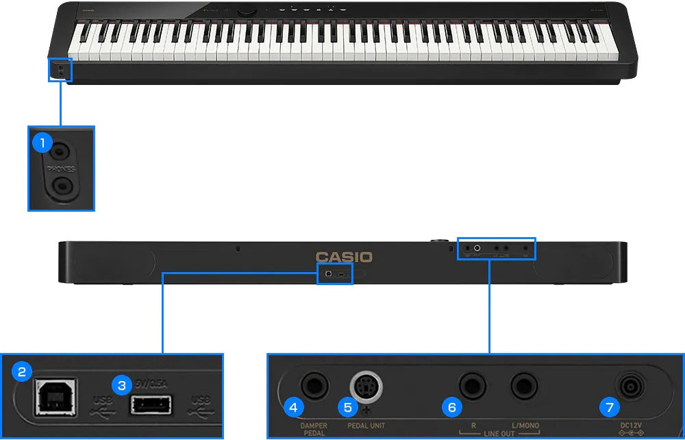 Đàn Piano Điện Casio PX-S1100 - Qua Sử Dụng