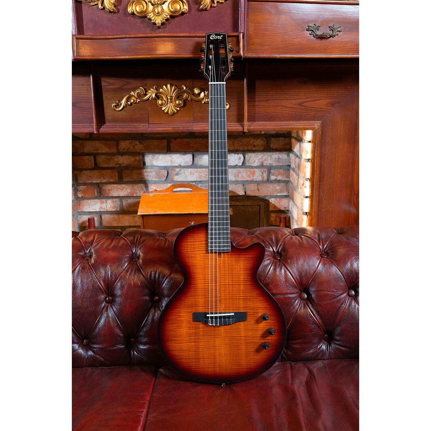 Đàn Guitar Silent Classic Cort Sunset Nylectric DLX - Việt Music