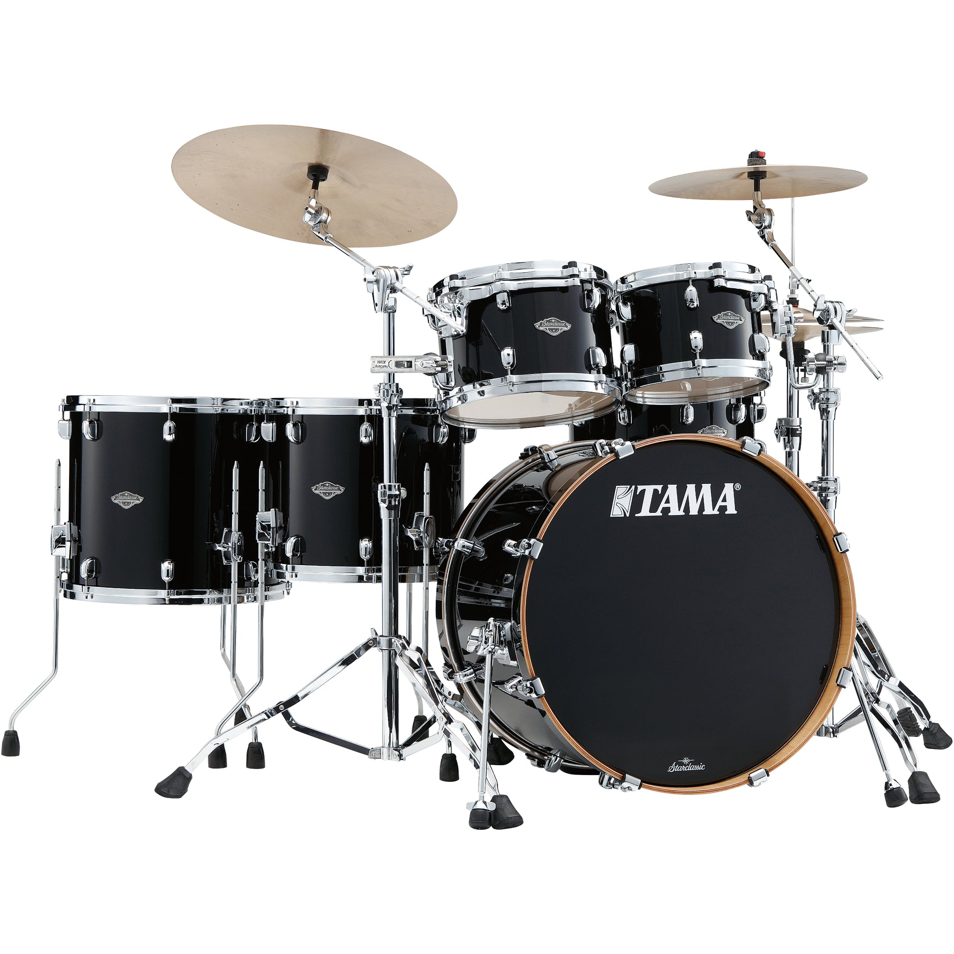 Trống Cơ Tama Starclassic Walnut/Birch WBS52RZS (22B/10T-12T/14F-16F), Lacquer Finishes - Việt Music
