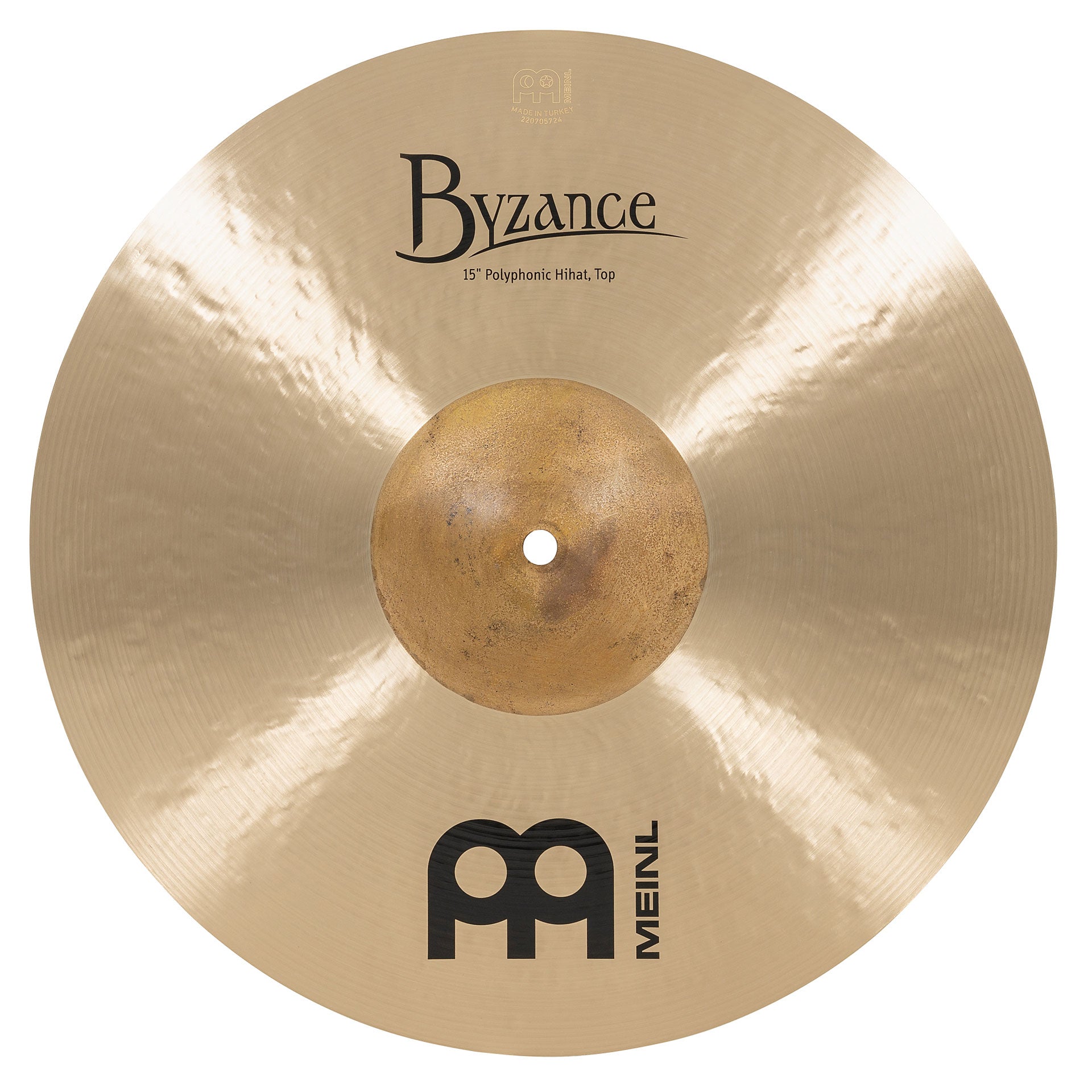 Cymbal Meinl Byzance Traditional 15" POLYPHONIC HIHAT - B15POH - Việt Music