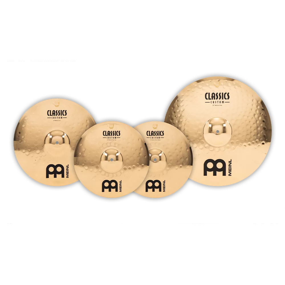 Cymbal Meinl Classics Custom Brilliant Complete Cymbal Set - CC141620 - Việt Music