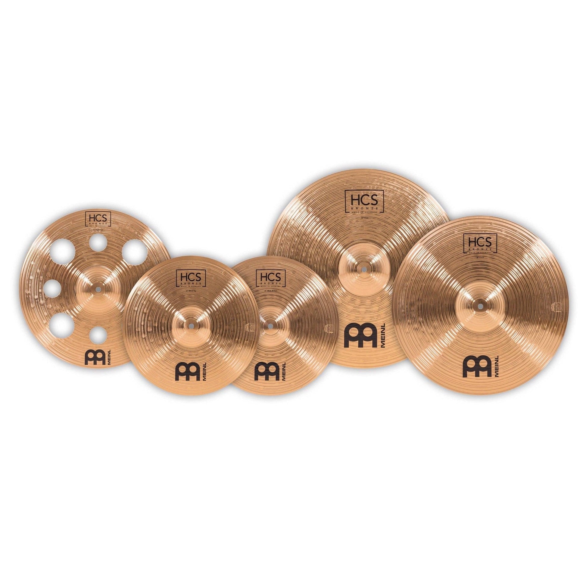Cymbal Meinl HCS Bronze Expanded Cymbal Set - HCSB14161820 - Việt Music