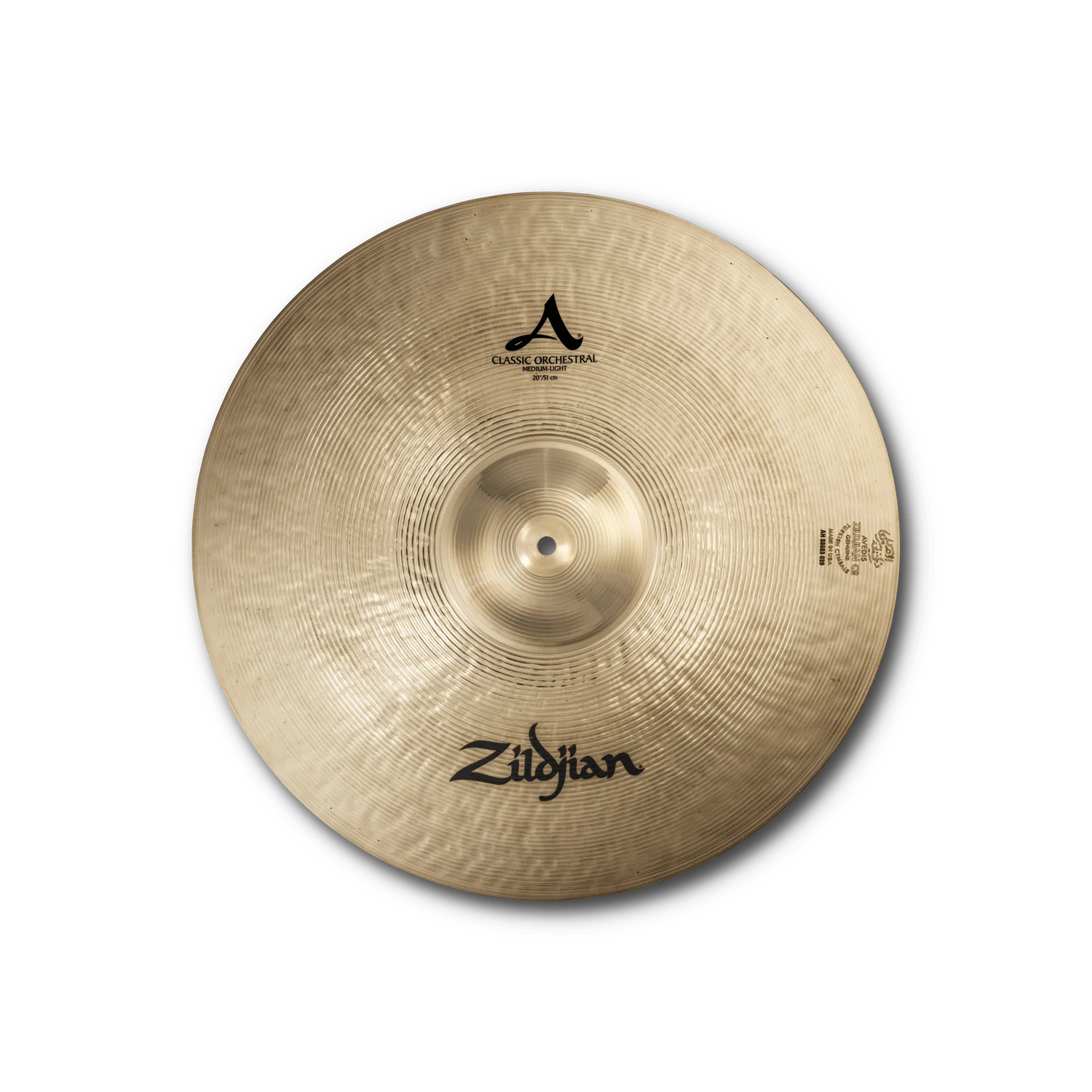 Cymbal Zildjian A Family - A Classic Orchestral Selection - Medium Light, Pairs - A0771 - Việt Music