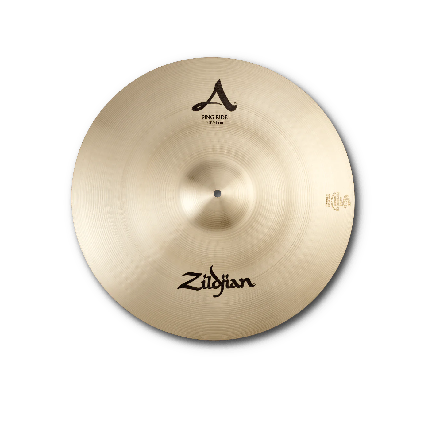 Cymbal Zildjian A Family - 20" A Zildjian Ping Ride - A0042 - Việt Music