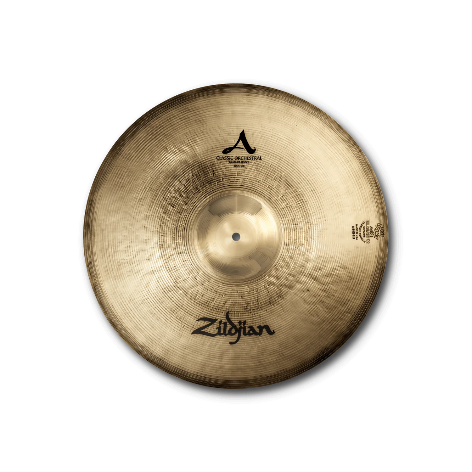 Cymbal Zildjian A Orchestral - A Zildjian Classic Selection - Medium Heavy - Pairs 20"- A0769 - Việt Music