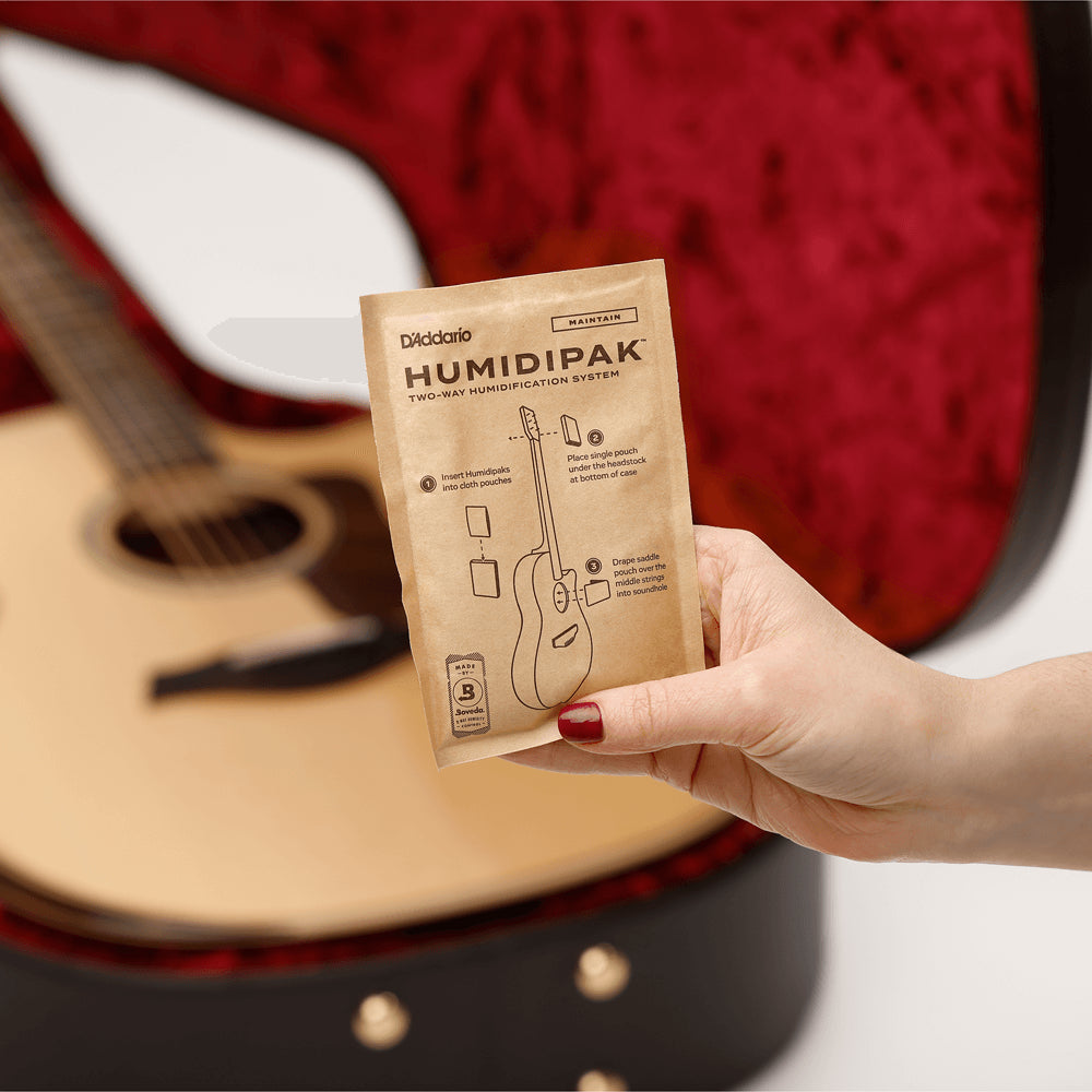 Thiết Bị Kiểm Soát Độ Ẩm Đàn Guitar D'Addario PW-HPK-01 Humidipak Maintain - Việt Music