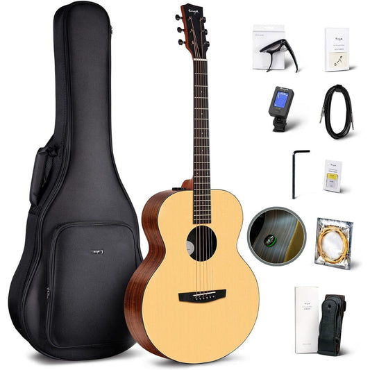 Đàn Guitar Acoustic Enya EA-X0 SP1 Acousticplus - Smart Guitar - Việt Music