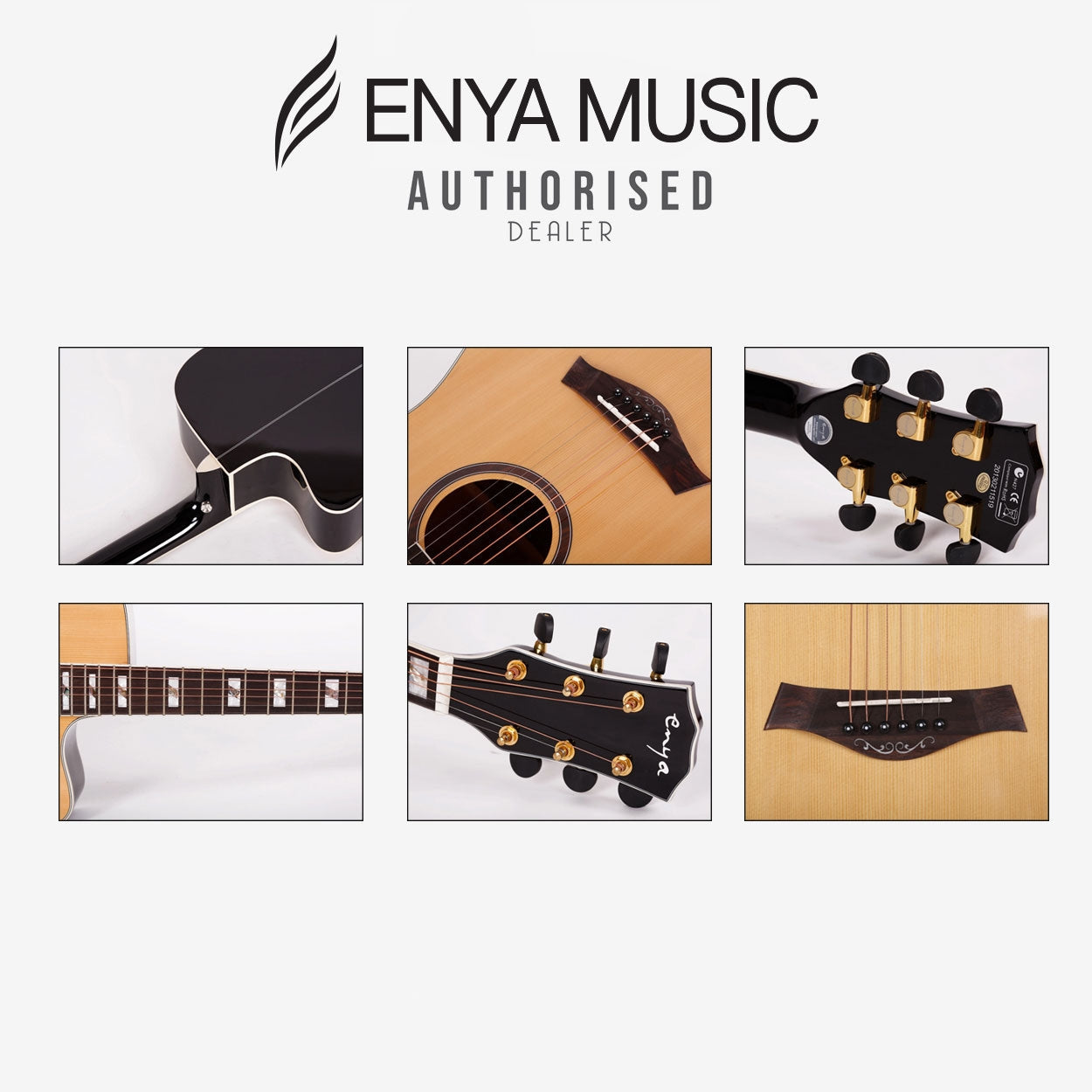 Đàn Guitar Acoustic Enya ED-18 EQ - Việt Music