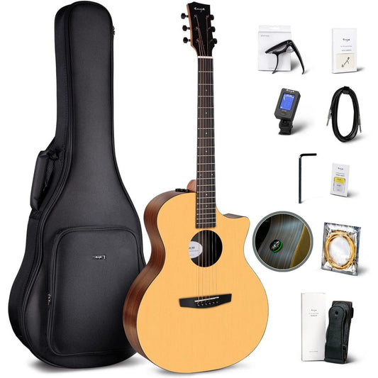 Đàn Guitar Acoustic Enya EGA-X0 SP1 Acousticplus - Smart Guitar - Việt Music