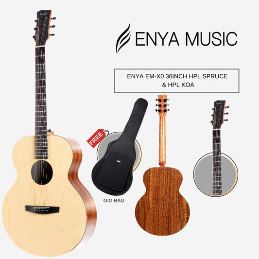 Đàn Guitar Acoustic Enya EM-X0 - Việt Music