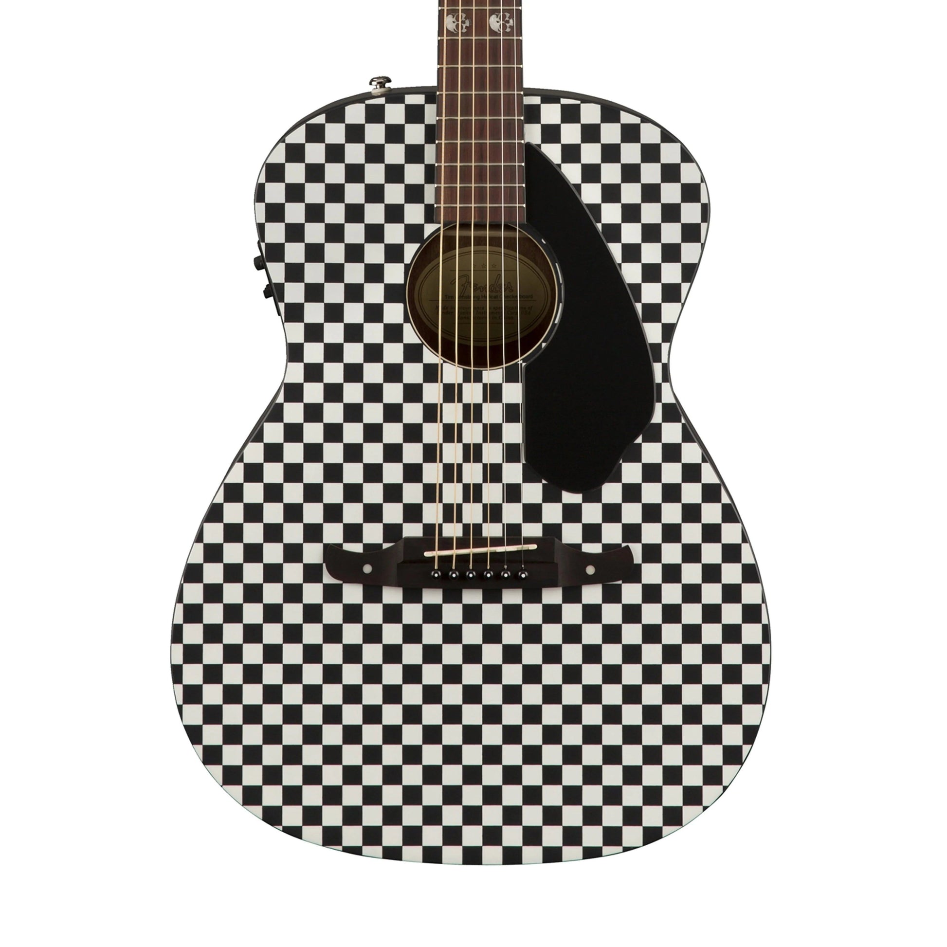 Đàn Guitar Acoustic Fender Tim Armstrong Hellcat Checkerboard w/Black Pickguard - Việt Music