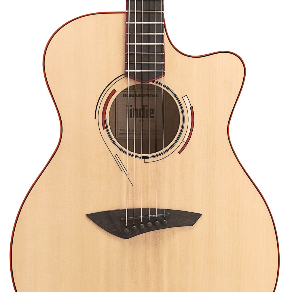 Đàn Guitar Acoustic Iindie AT-32C - The Attack Series - Việt Music