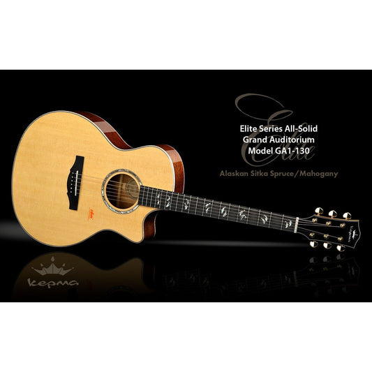 Đàn Guitar Acoustic Kepma GA1-130S Natural w/Supernatural w/Case - Việt Music