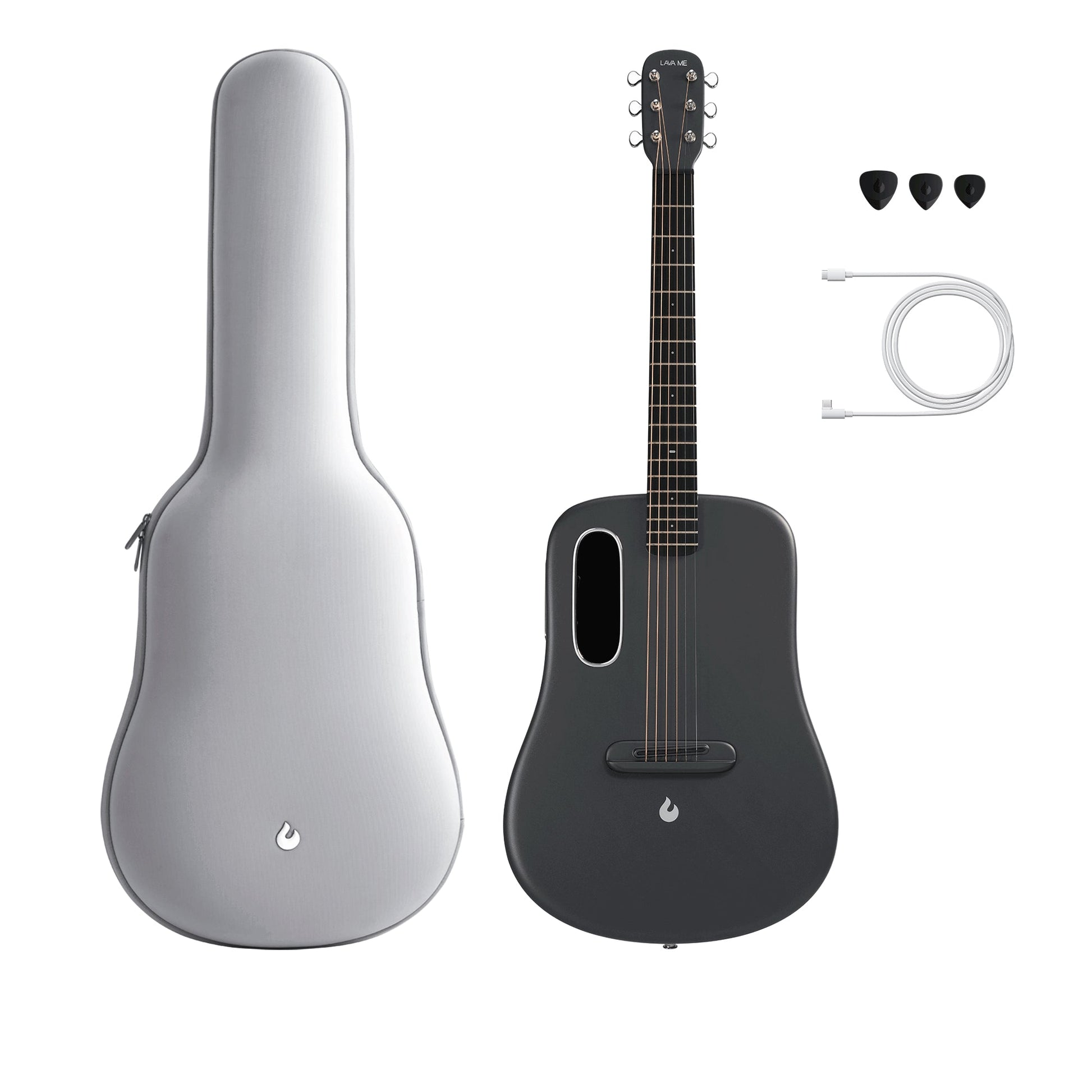 Đàn Guitar Acoustic Lava Me 3 - Size 36, Space Gray - Việt Music