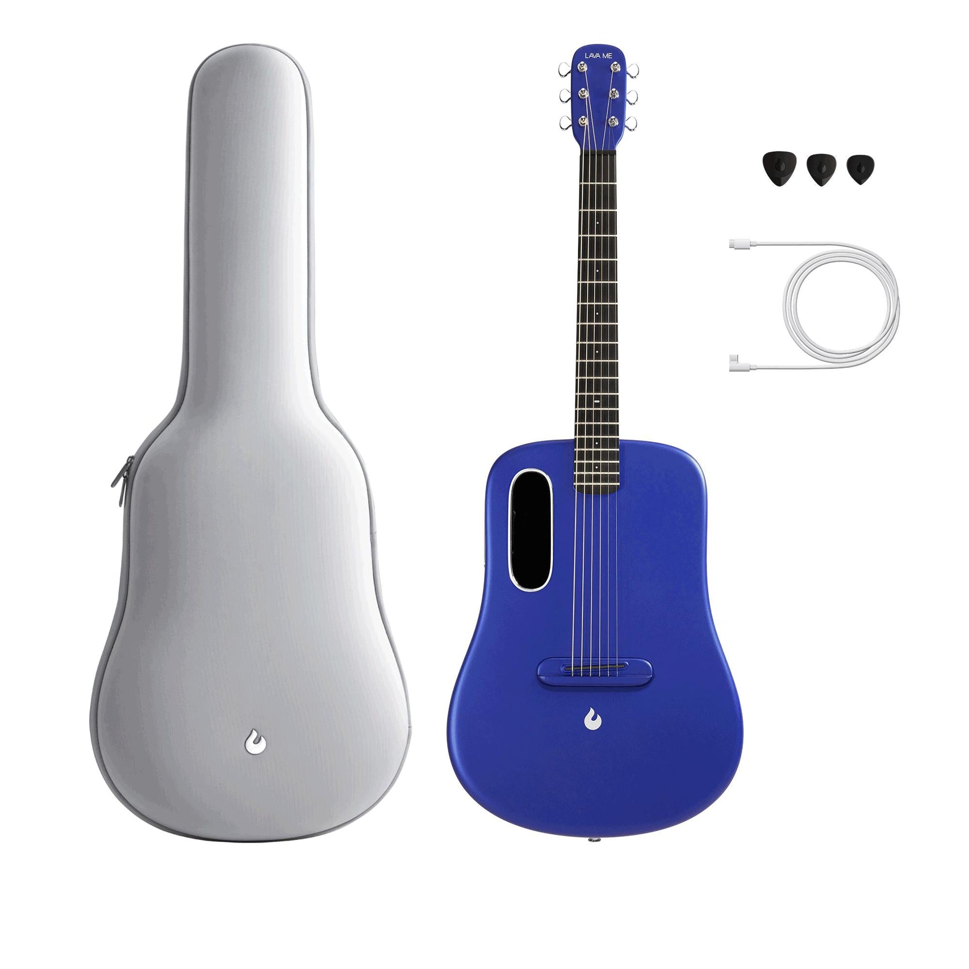 Đàn Guitar Acoustic Lava Me 3 - Size 38, Blue - Việt Music