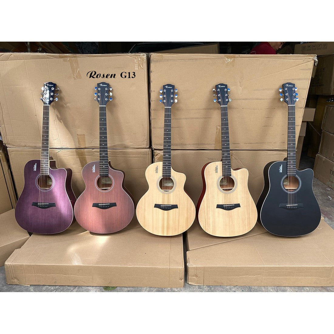 Đàn Guitar Acoustic Rosen G13 (Full phụ kiện) - Việt Music
