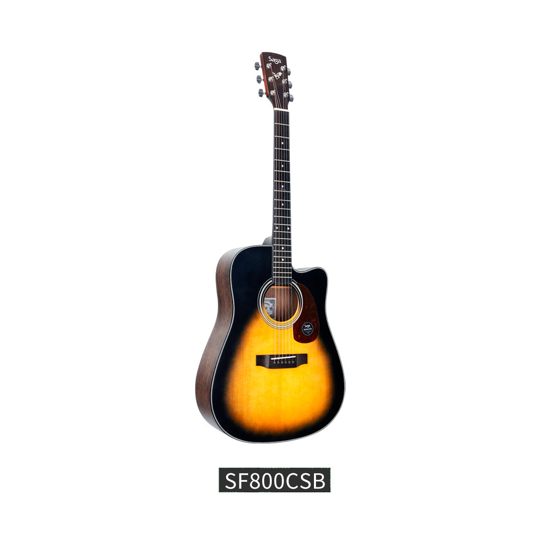 Đàn Guitar Acoustic Saga SF800C - Việt Music