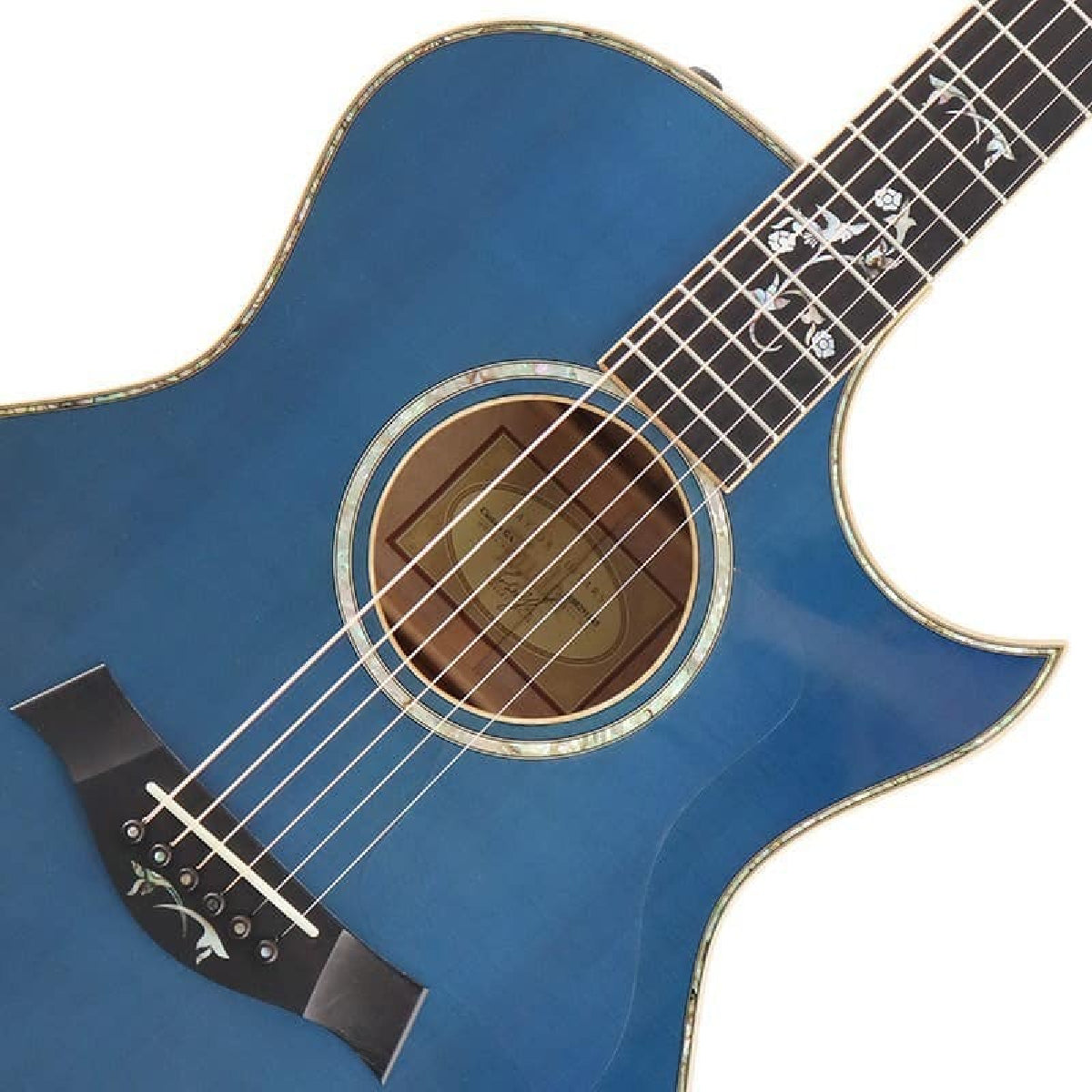 Đàn Guitar Acoustic Taylor Custom Shop Grand Autorium Trans Blue - Việt Music