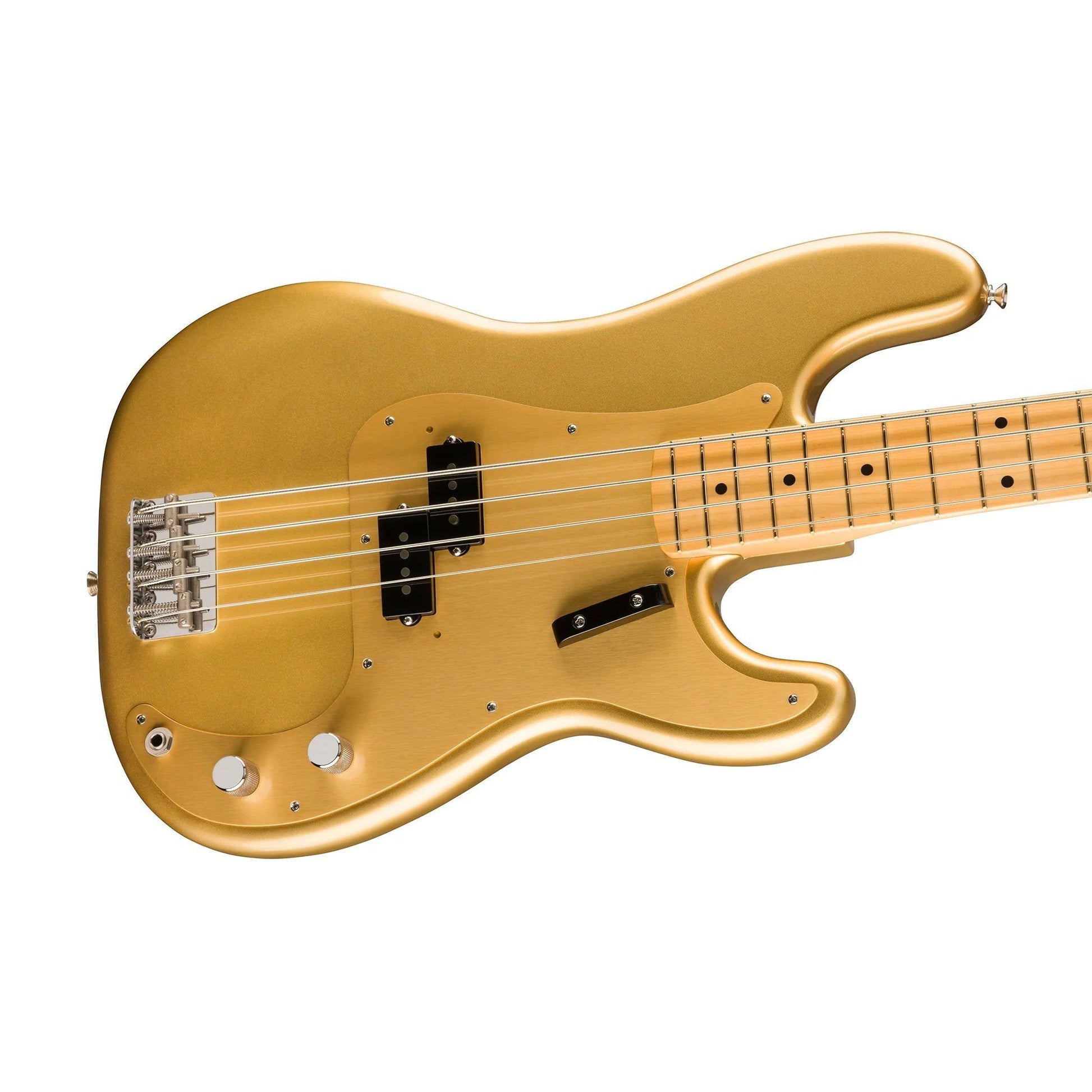 Đàn Guitar Bass Fender American Original 50s Precision Bass S, Maple Fingerboard, Aztec Gold - Việt Music