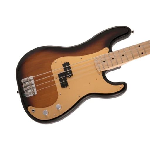 Đàn Guitar Bass Fender Made In Japan Heritage 50s Precision Bass S, Maple Fingerboard, 2 - Tone Sunburst - Việt Music