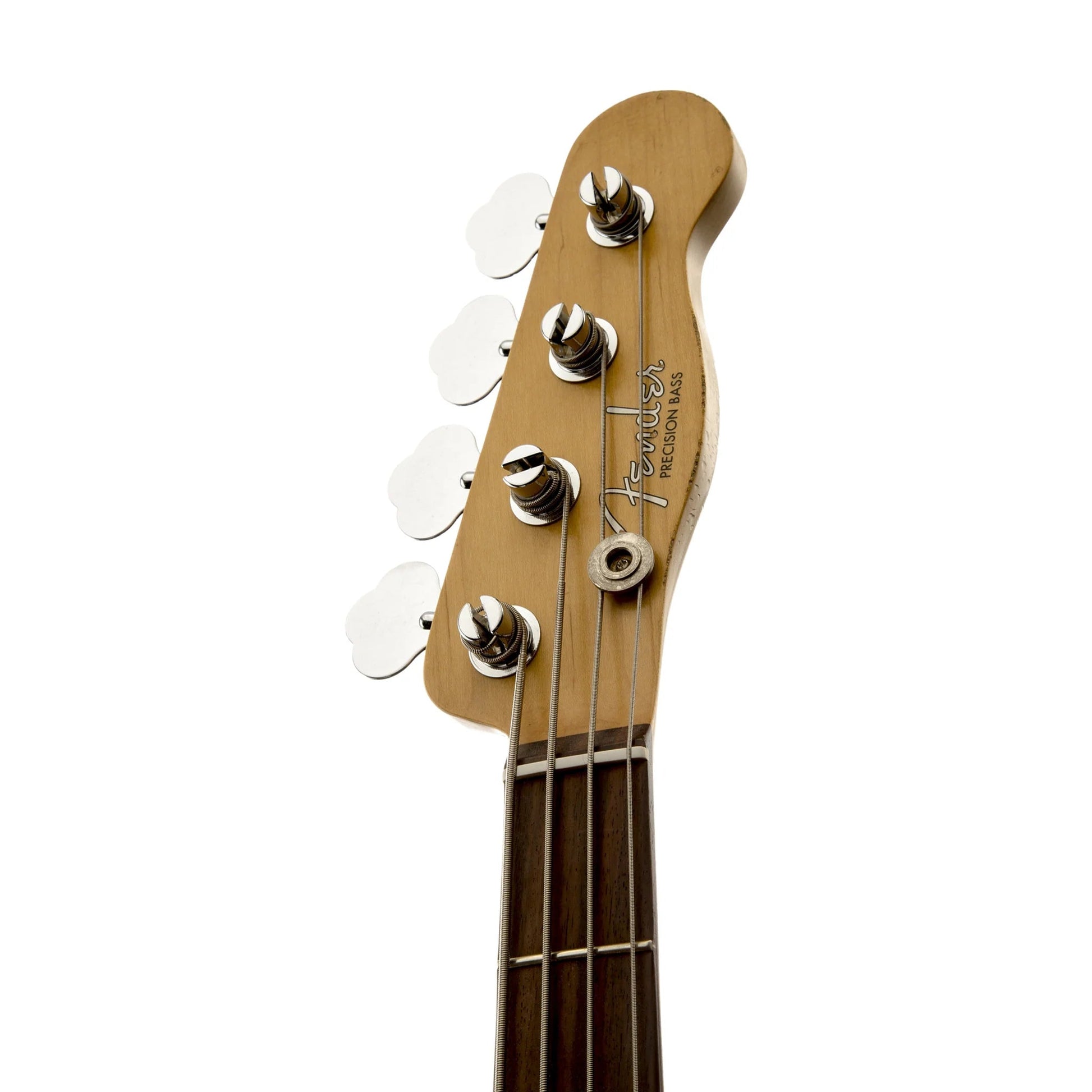 Đàn Guitar Bass Fender Mike Dirnt Road Worn Precision Bass S, Rosewood Fingerboard, White Blonde - 4 Strings - Việt Music