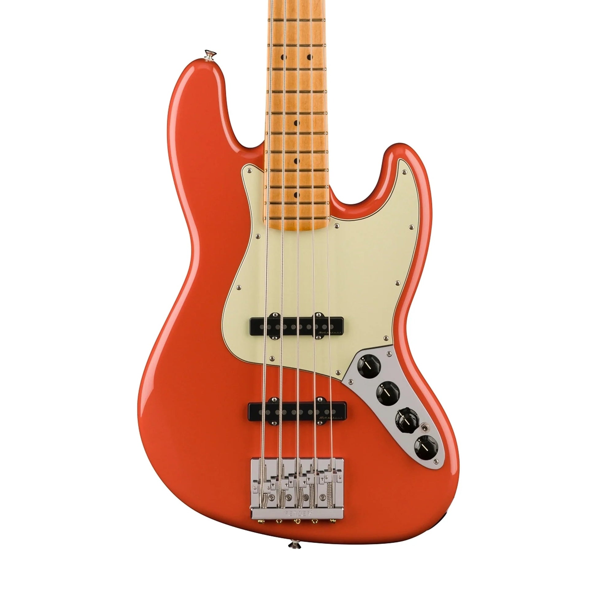 Đàn Guitar Bass Fender Player Plus Active Jazz Bass V SS, Maple Fingerboard, Fiesta Red - 5 Strings - Việt Music