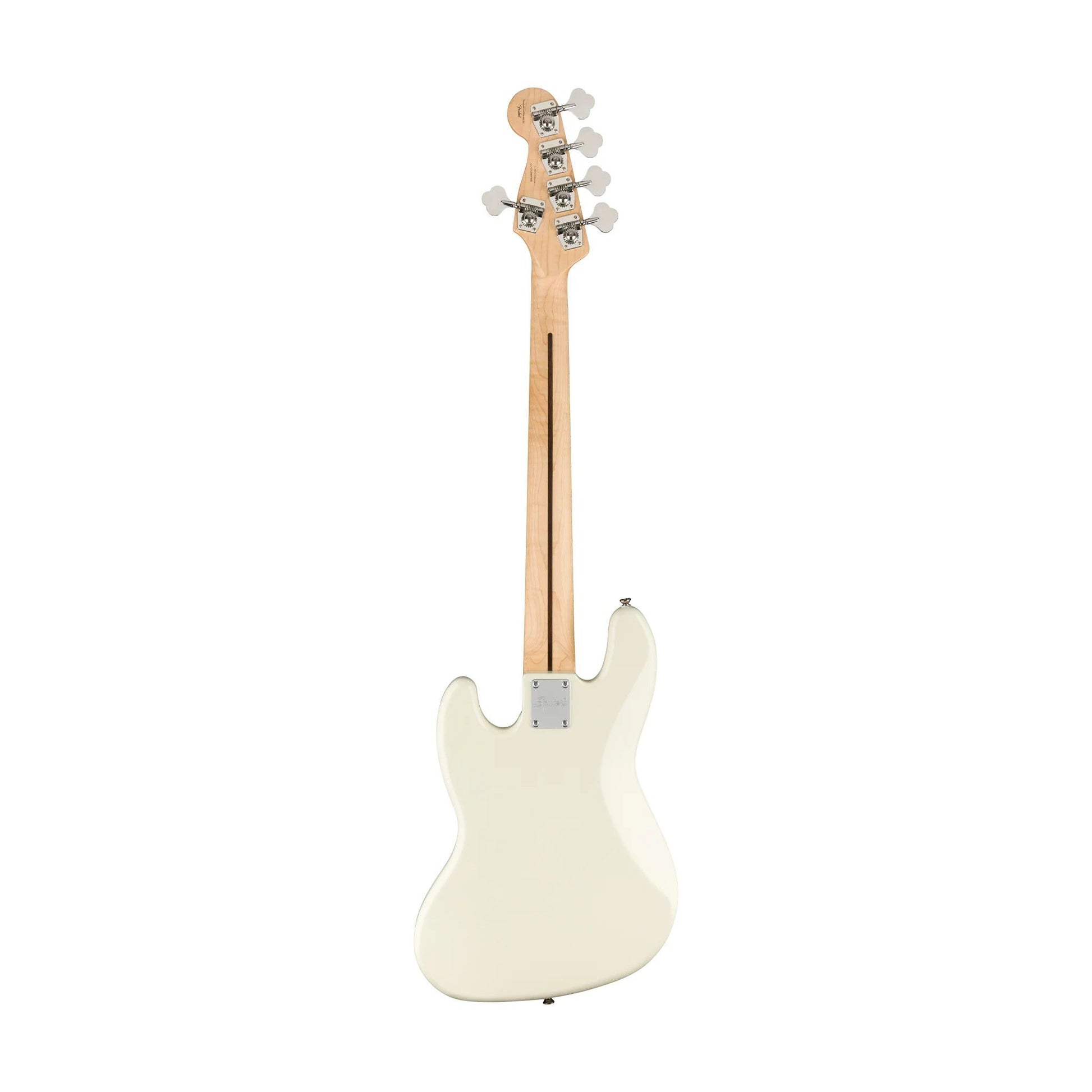 Đàn Guitar Bass Squier Affinity Series Jazz Bass V SS, Maple Fingerboard, Olympic White - Việt Music