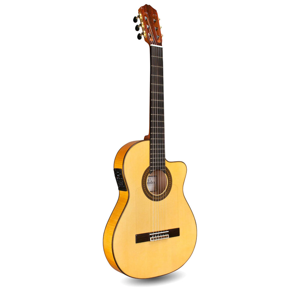 Đàn Guitar Classic Cordoba 55FCE - Honey Amber Thinbody