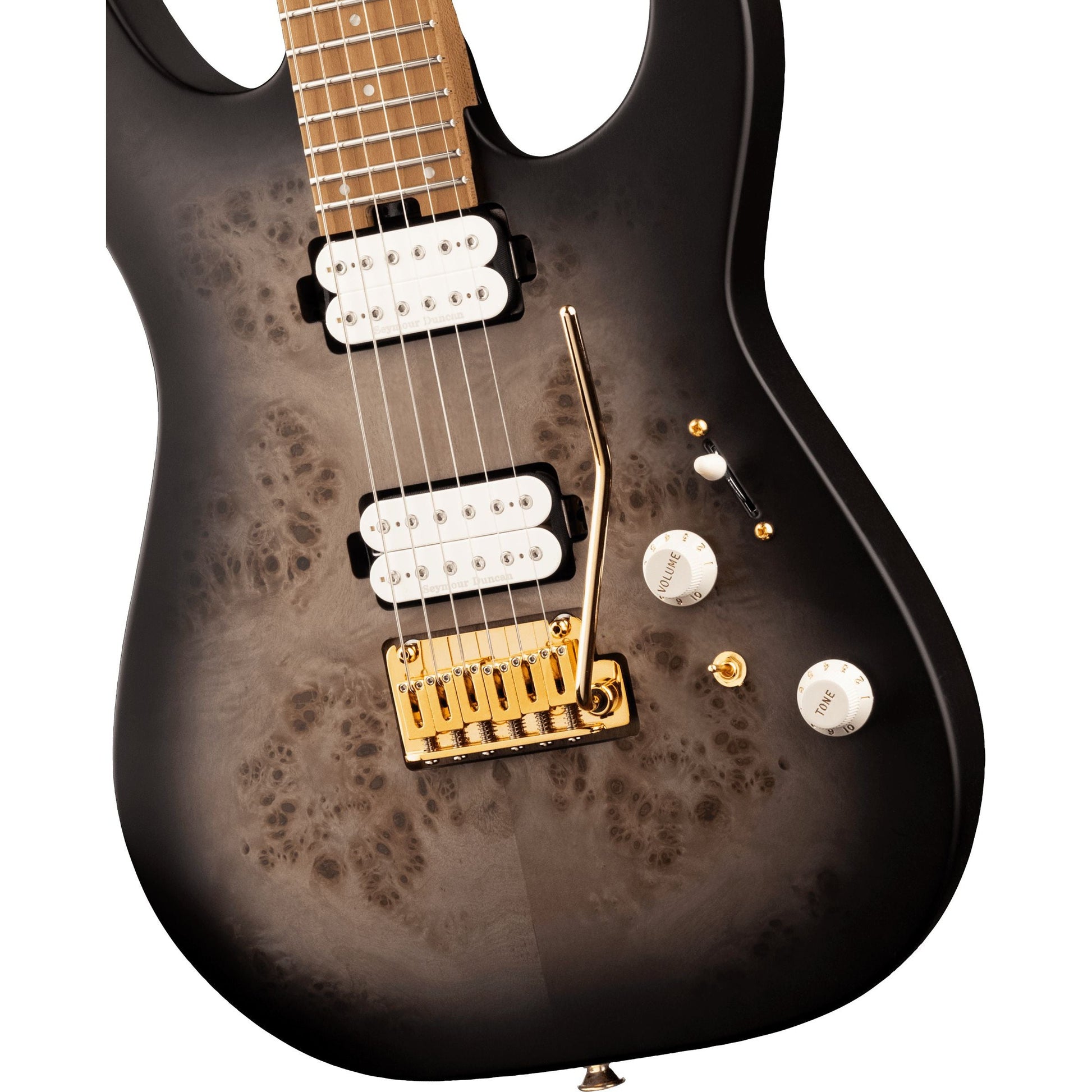 Đàn Guitar Điện Charvel Pro-Mod DK24 HH, Maple Fingerboard, Transparent Black Burst - Việt Music
