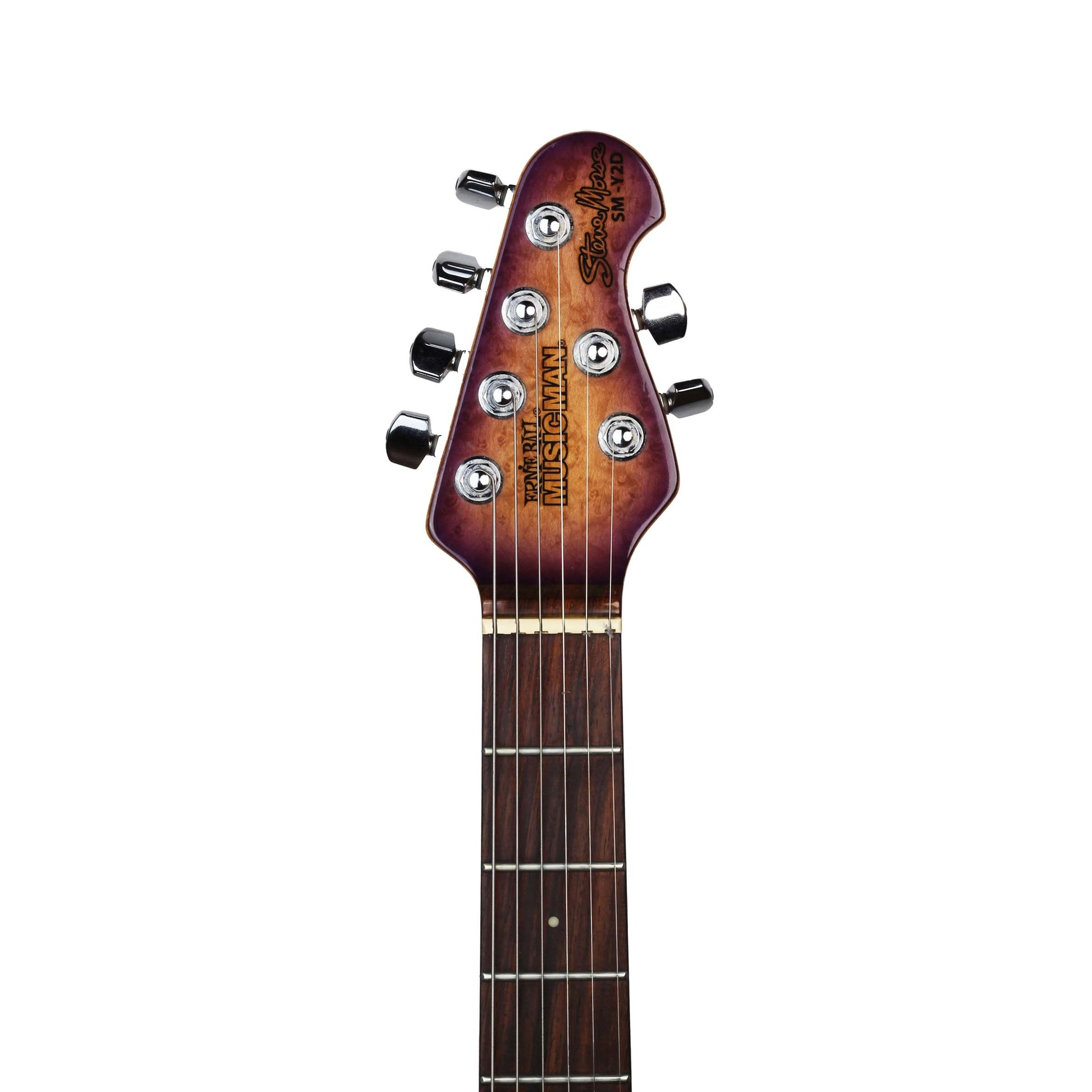Đàn Guitar Điện Ernie Ball Music Man Steve Morse Y2D Signature Flame Top Purple Sunset - Qua Sử Dụng - Việt Music