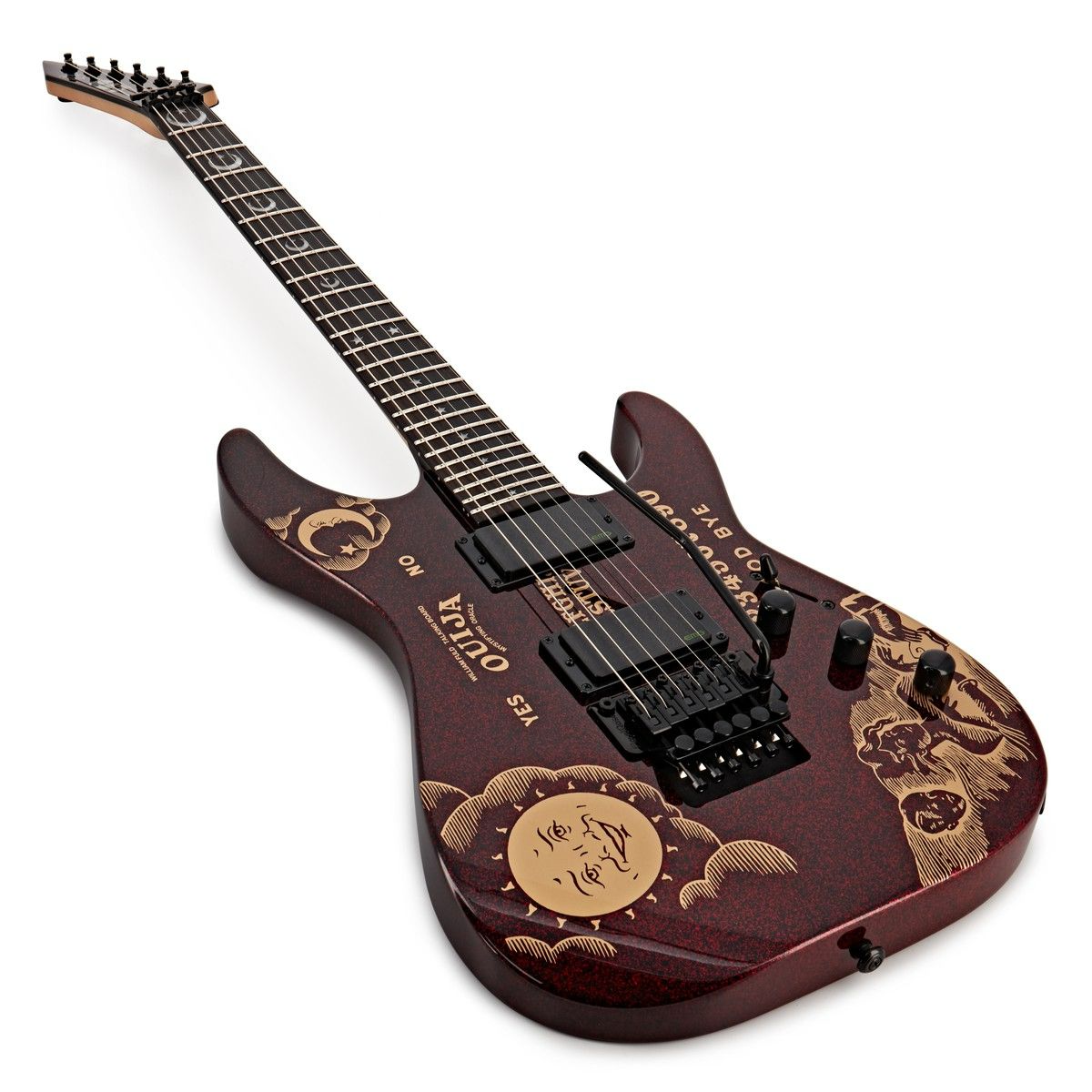 Đàn Guitar Điện Kirk Hammet Ouija Sparkle - Limited Edition HH, Fingerboard Macassar Ebony - Việt Music