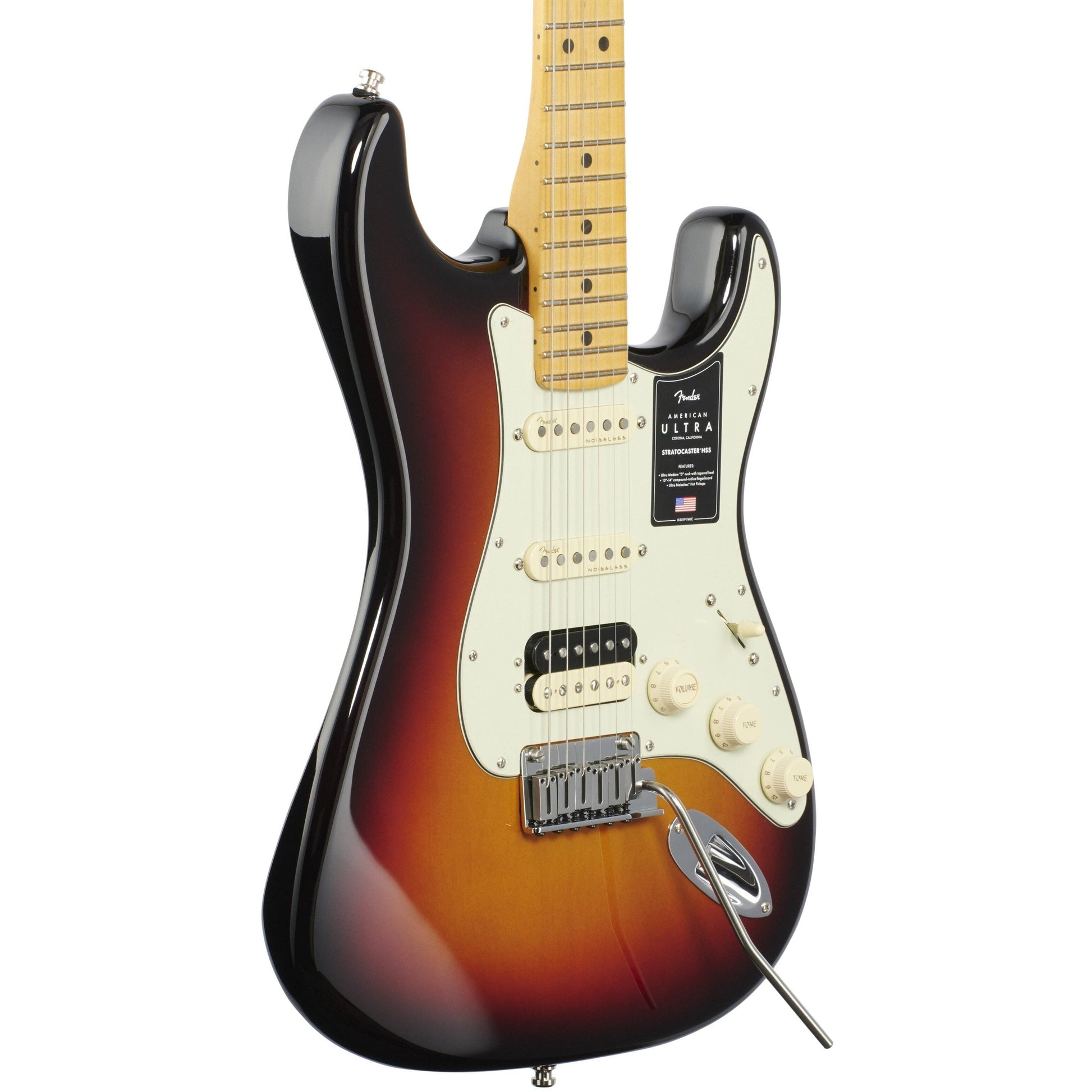 Đàn Guitar Điện Fender American Ultra Stratocaster HSS, Maple Fingerboard - Việt Music