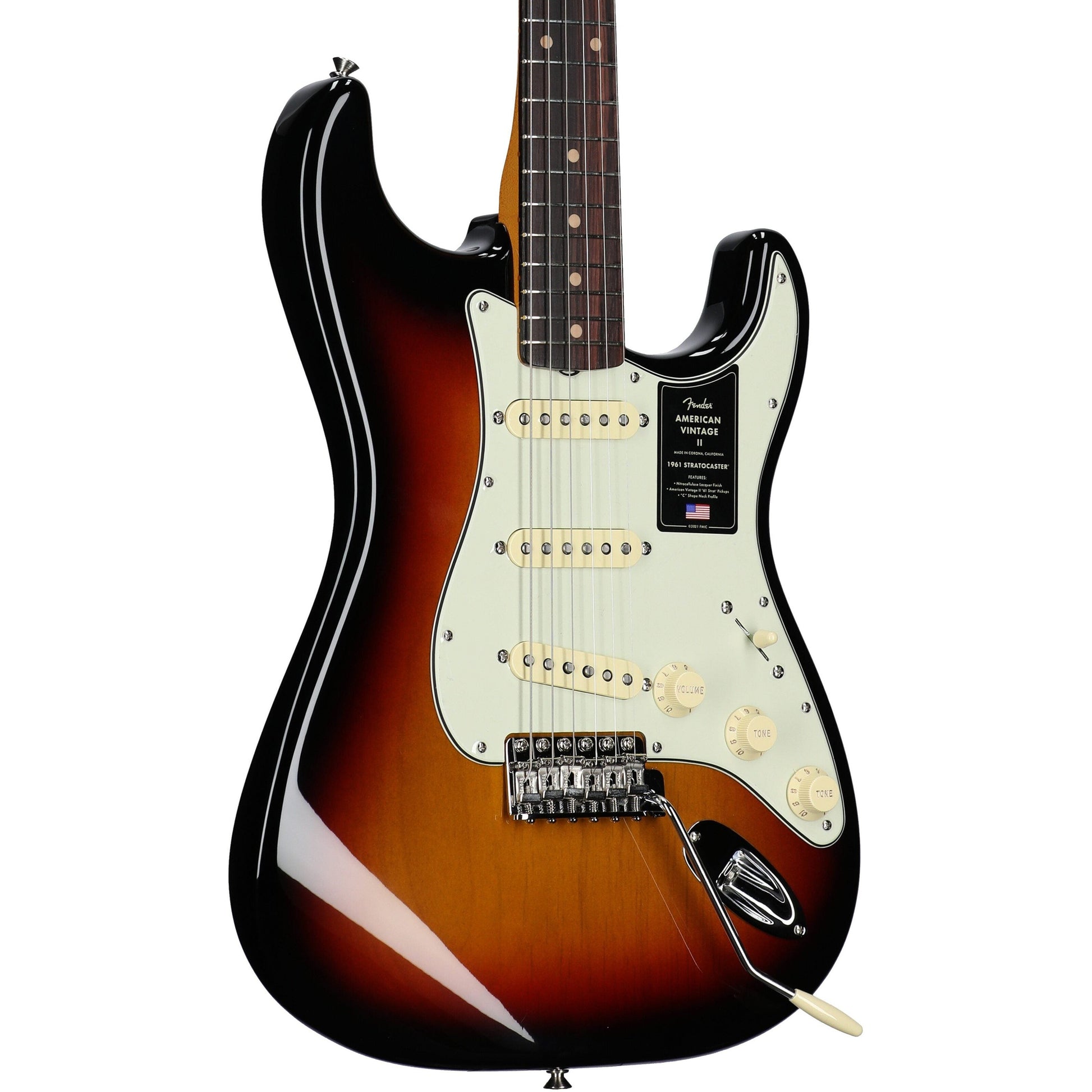 Đàn Guitar Điện Fender American Vintage II 1961 Stratocaster SSS, Rosewood Fingerboard - Việt Music
