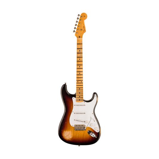Đàn Guitar Điện Fender Custom Shop 70th Anniversary 1954 Stratocaster Relic SSS, Maple Fingerboard, Wide-Fade 2-Color Sunburst - Việt Music