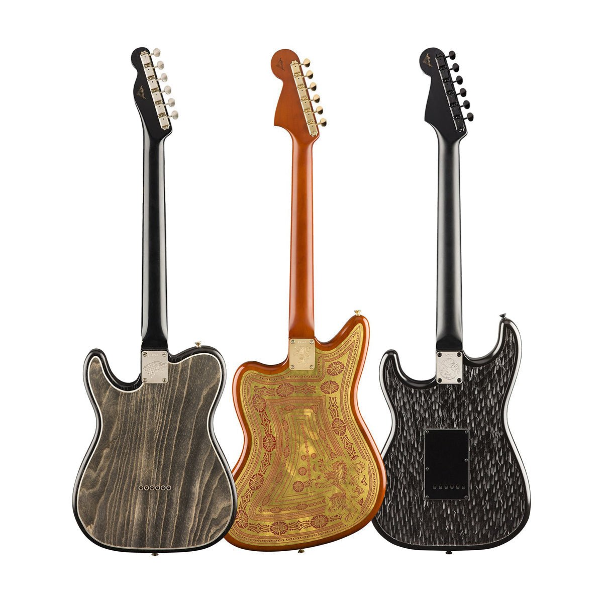Fender Custom Shop Ron Thorn Masterbuilt Game Of Thrones Sigil Collection Electric Guitar, Set of 3 - Việt Music