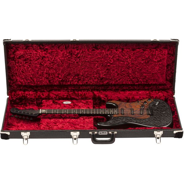 Đàn Guitar Điện Fender Custom Shop Game Of Thrones House Targaryen Stratocaster SSS, Dragonglass Black - Việt Music
