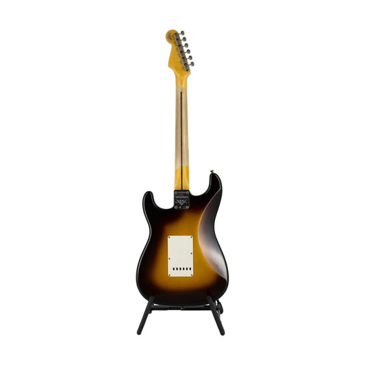 Fender Custom Shop Ltd Ed 1957 Stratocaster Journeyman Relic Guitar, Wide-fade Chocolate 2-Color Sunburst - Việt Music