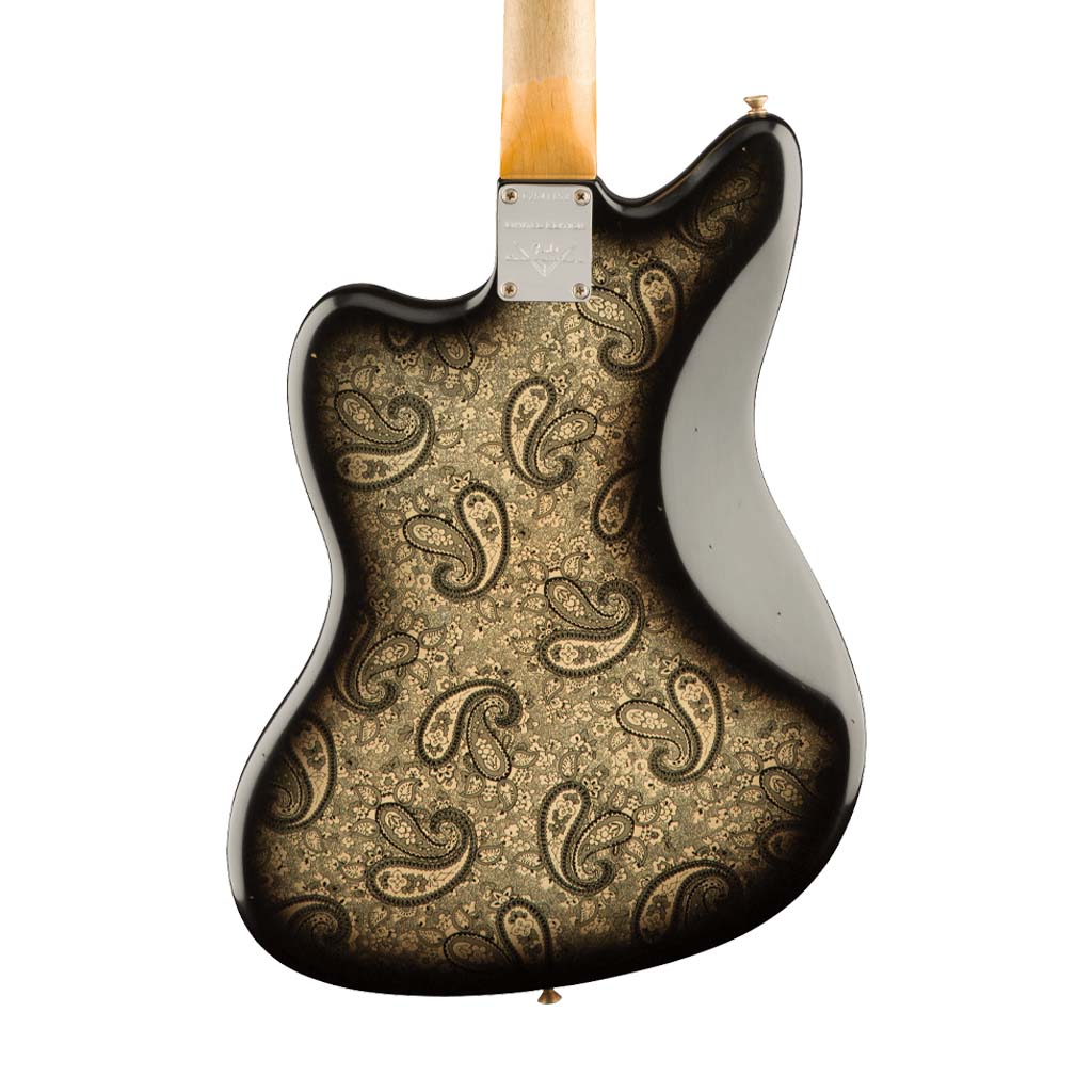 Đàn Guitar Điện Fender Custom Shop Ltd Ed Custom Jazzmaster Relic SS, Maple Fingerboard, Aged Black Paisley - Việt Music