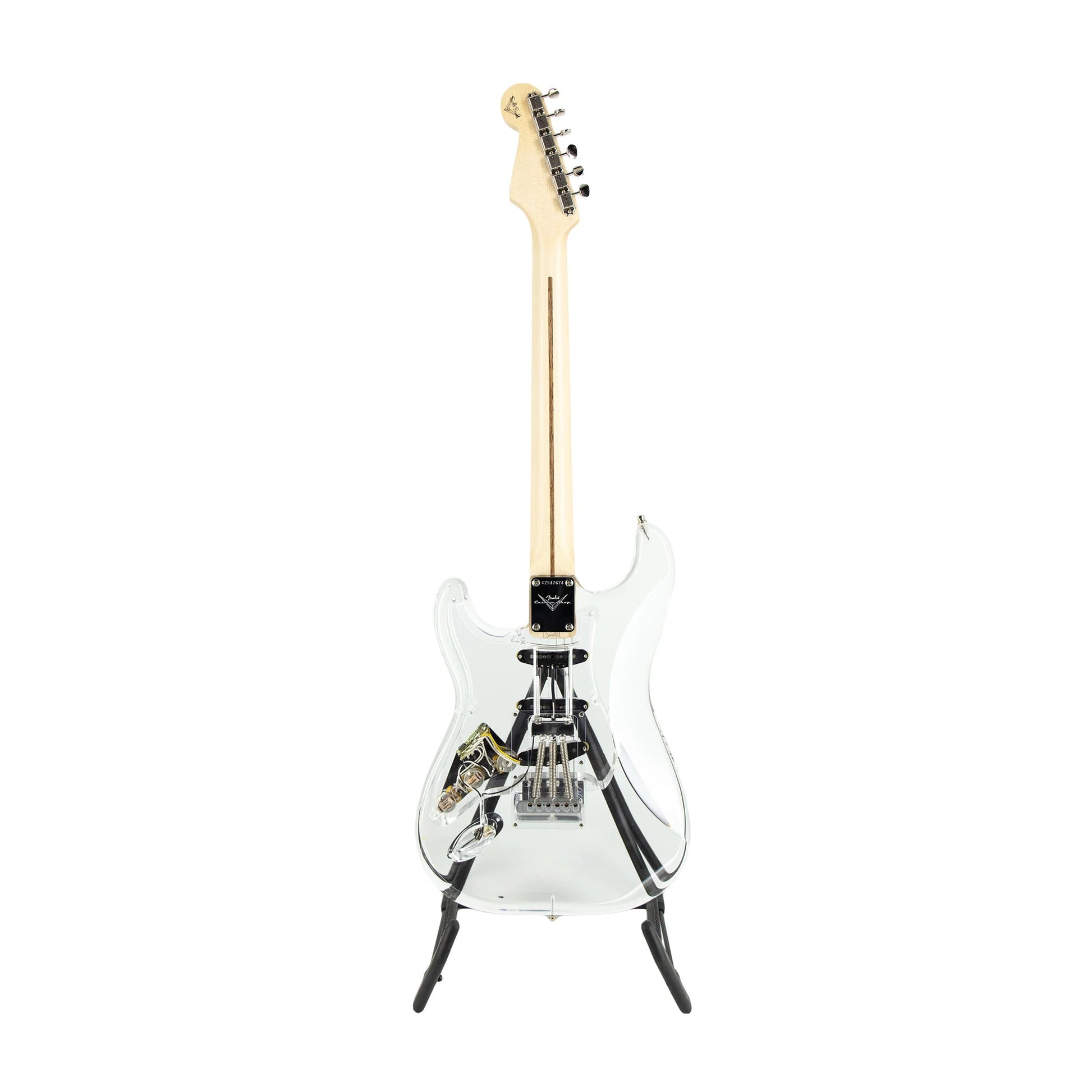 Đàn Guitar Điện Fender Custom Shop Masterbuilt Scott Buehl Limited Edition Acrylic Stratocaster SSS, Maple Fingerboard, Clear - Việt Music