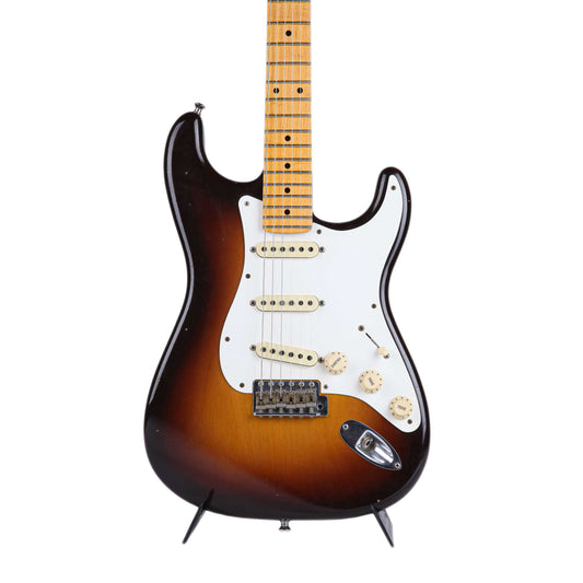 Fender Custom Shop Postmodern Journeyman Relic Stratocaster - Wide Fade Chocolate 2-Color Sunburst - Qua Sử Dụng - Việt Music