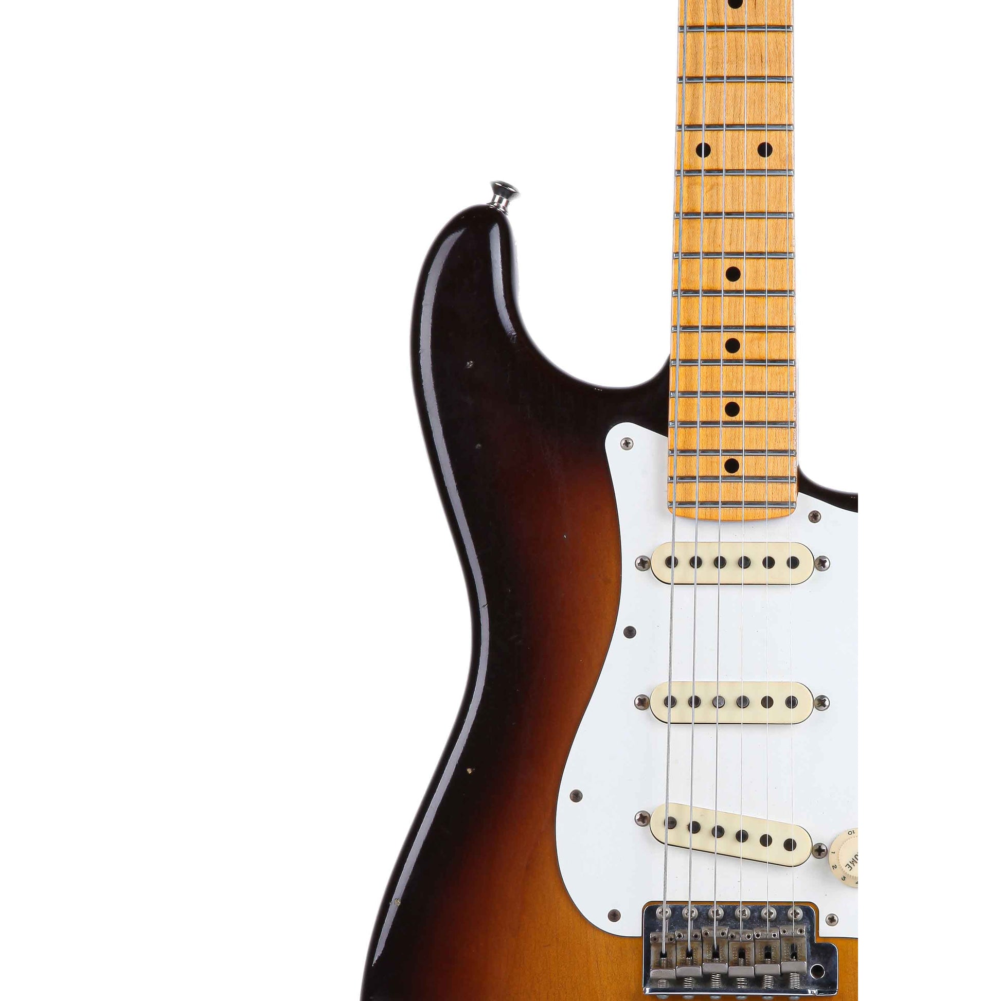 Fender Custom Shop Postmodern Journeyman Relic Stratocaster - Wide Fade Chocolate 2-Color Sunburst - Qua Sử Dụng - Việt Music