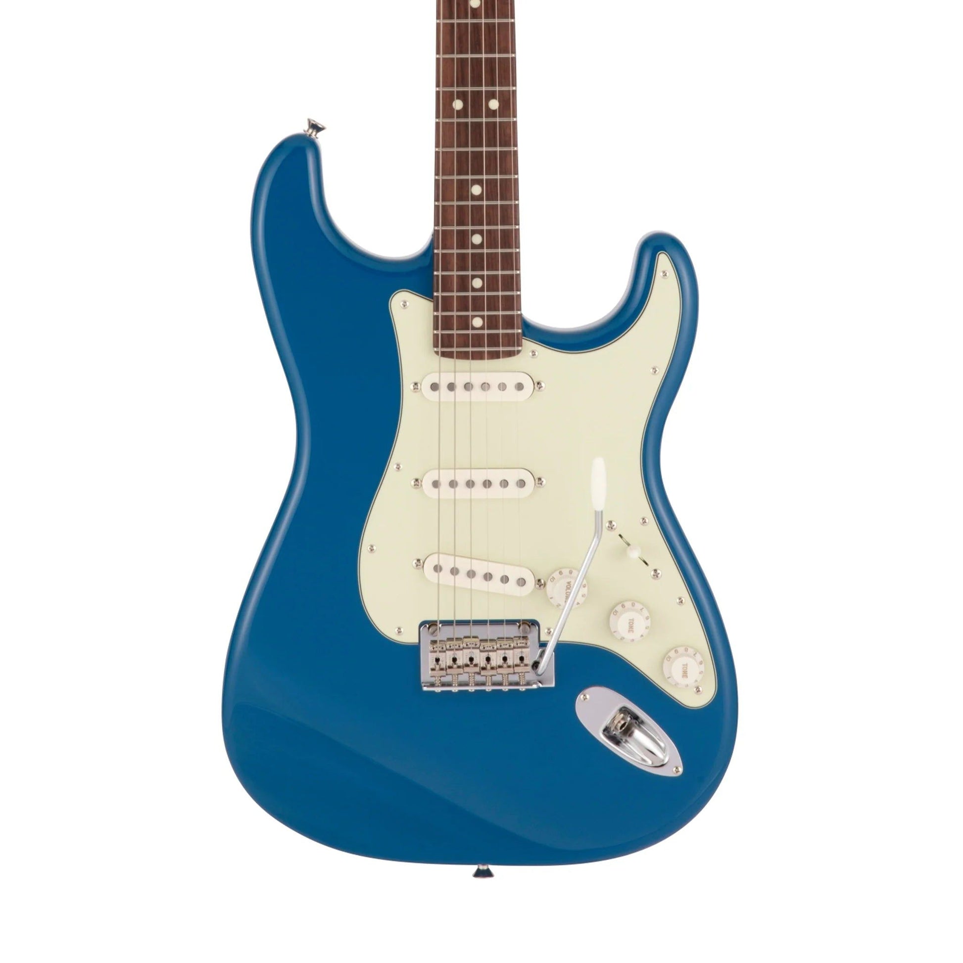 Fender Japan Hybrid Stratocaster SSS, Rosewood Fingerboard, Forest Blue - Qua Sử Dụng - Việt Music