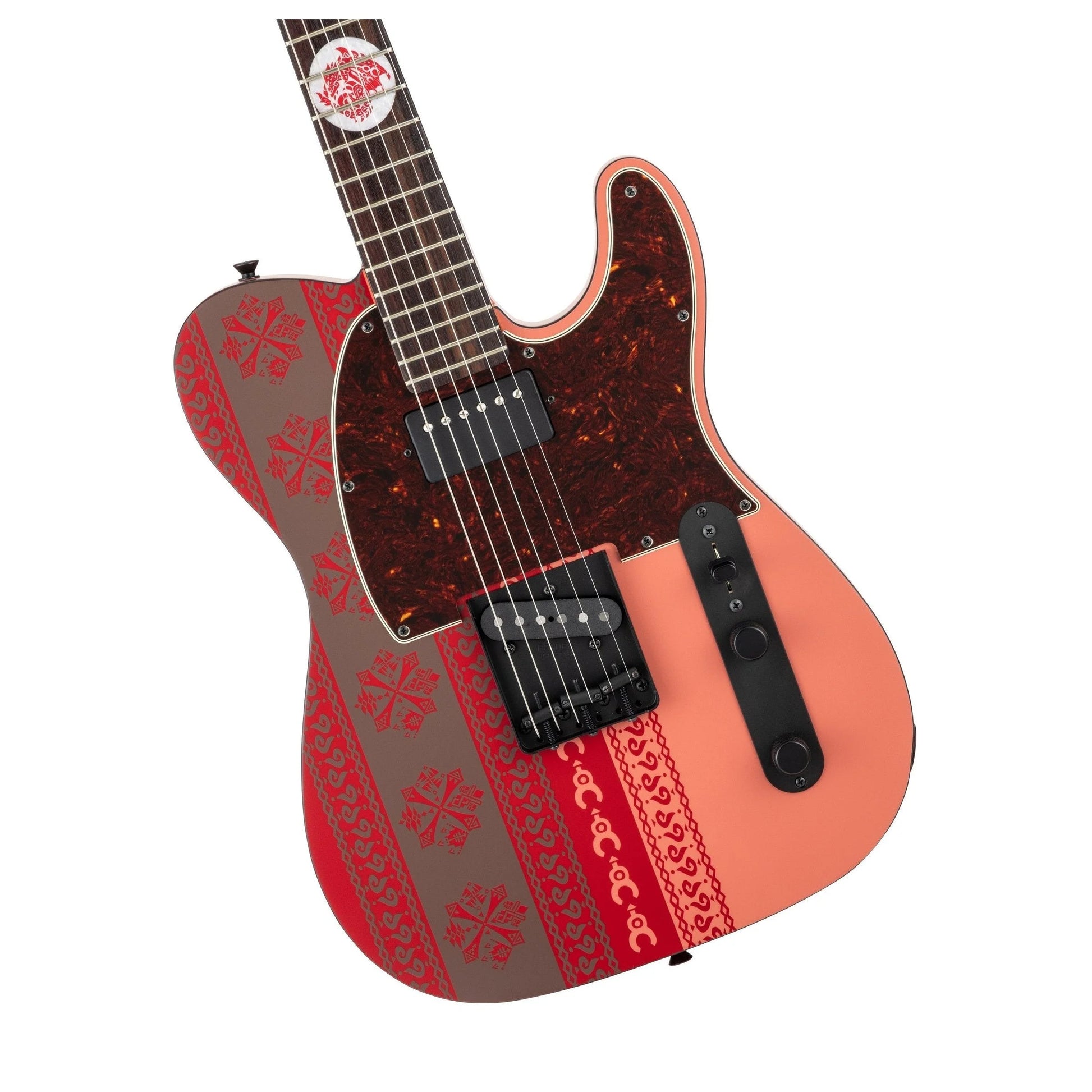 Đàn Guitar Điện Fender Monster Hunter Rathalos Telecaster HS, Rosewood Fingerboard, Rathalos Red - Việt Music