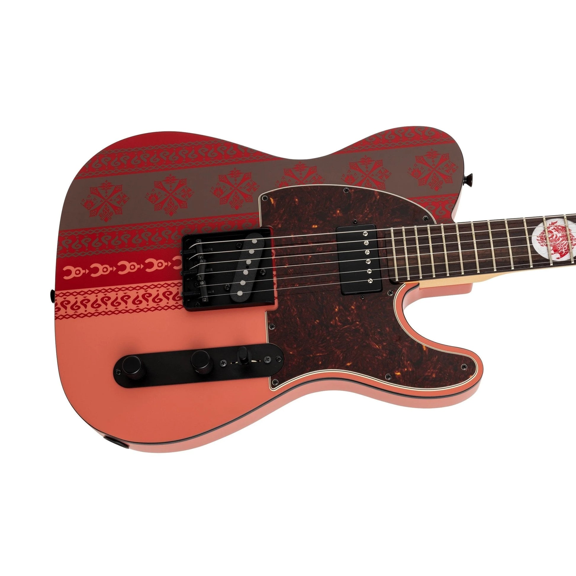 Đàn Guitar Điện Fender Monster Hunter Rathalos Telecaster HS, Rosewood Fingerboard, Rathalos Red - Việt Music