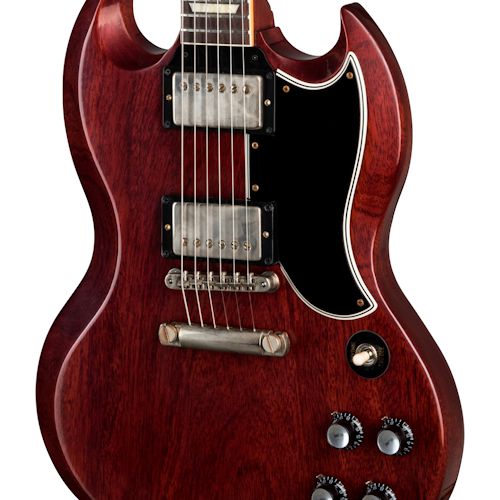Đàn Guitar Điện Gibson Custom Shop 1961 Les Paul SG Standard Reissue Stop Bar, Cherry Red - Việt Music